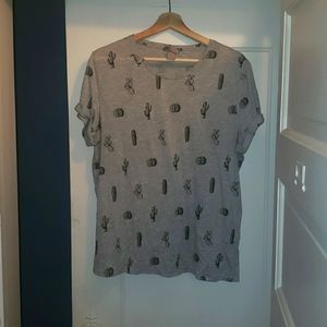H&M XL Cactus "Prick" Tee